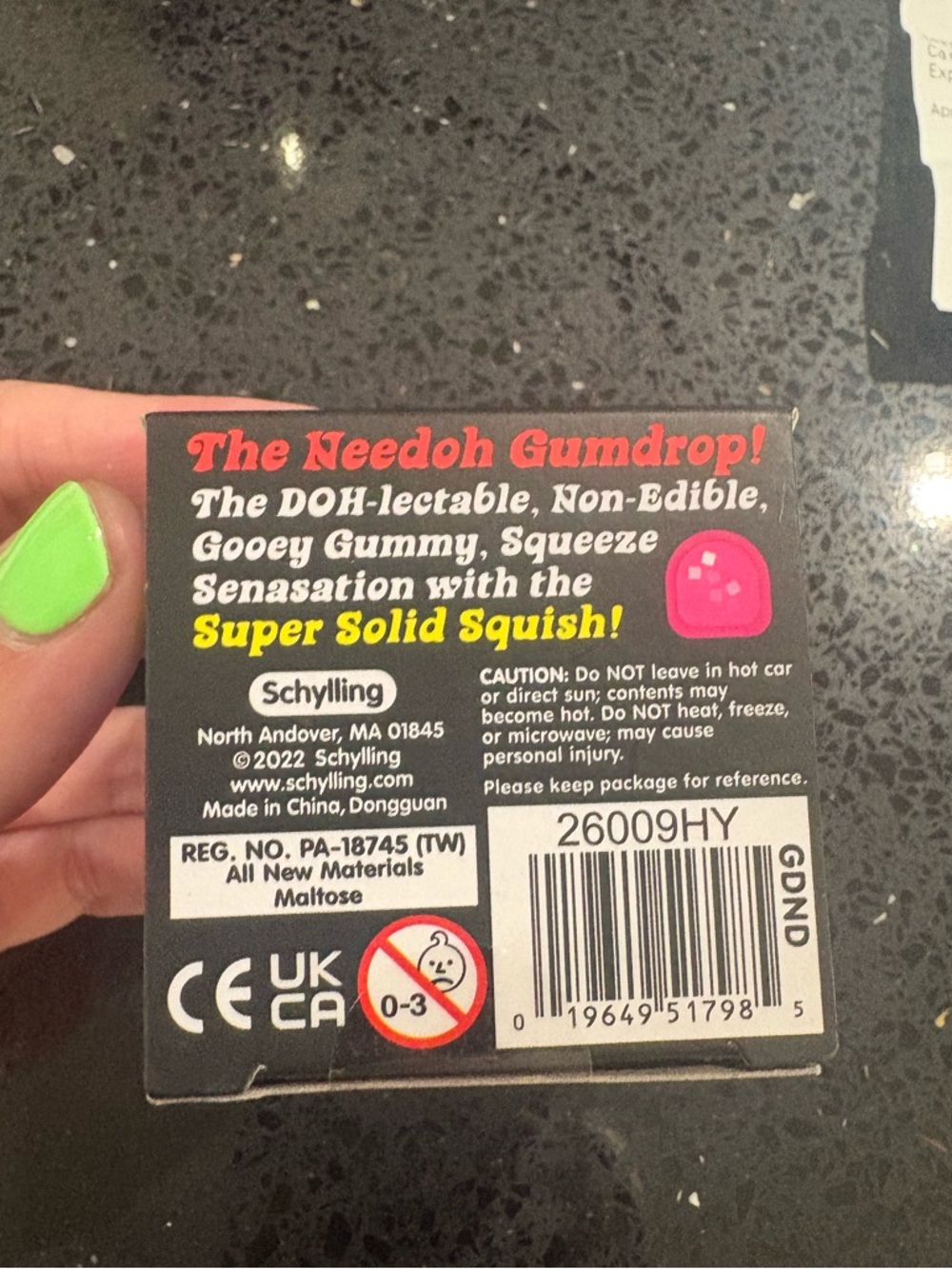 Nee Doh Gumdrop Super Solid Squish Toy - Pink, New in Box! - Picture 5 of 6